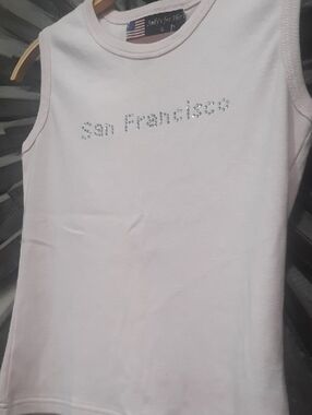 Women's Light Pink 'San Francisco' Sleeveless Top